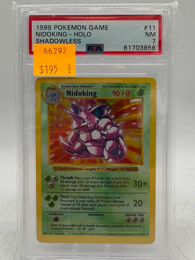 PSA Graded 1999 Holo Pokemon Cards - Photo 4