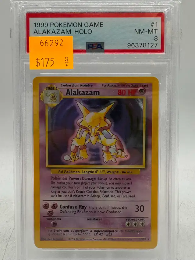 PSA Graded 1999 Holo Pokemon Cards - Photo 7