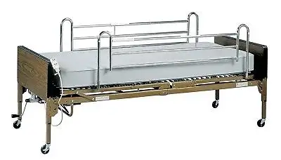 Used- Electric Home Medical Hospital Bed with Mattress & Rails. - Photo 8