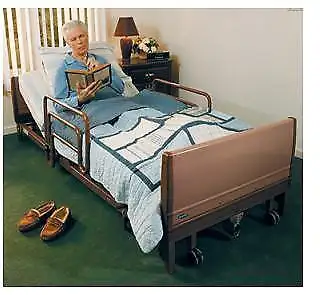 Used- Electric Home Medical Hospital Bed with Mattress & Rails. - Photo 9