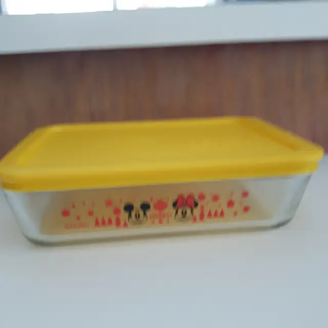 BEAU PLAT NEUF EN VERRE ÉPAIS, 2'HAUTx16'LARGEx8'LONG: $10.00 - Photo 2