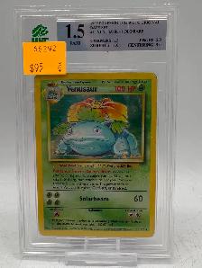 Graded Pokemon Cards: Crispin ( 9 ) & Venusaur ( 1.5 ) - Photo 2
