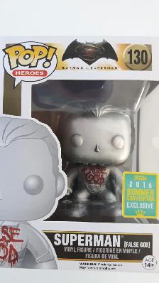 POP HEROES SUPERMAN FALSE GOD VINYL FIGURINE DANS SA BOITE$15.00