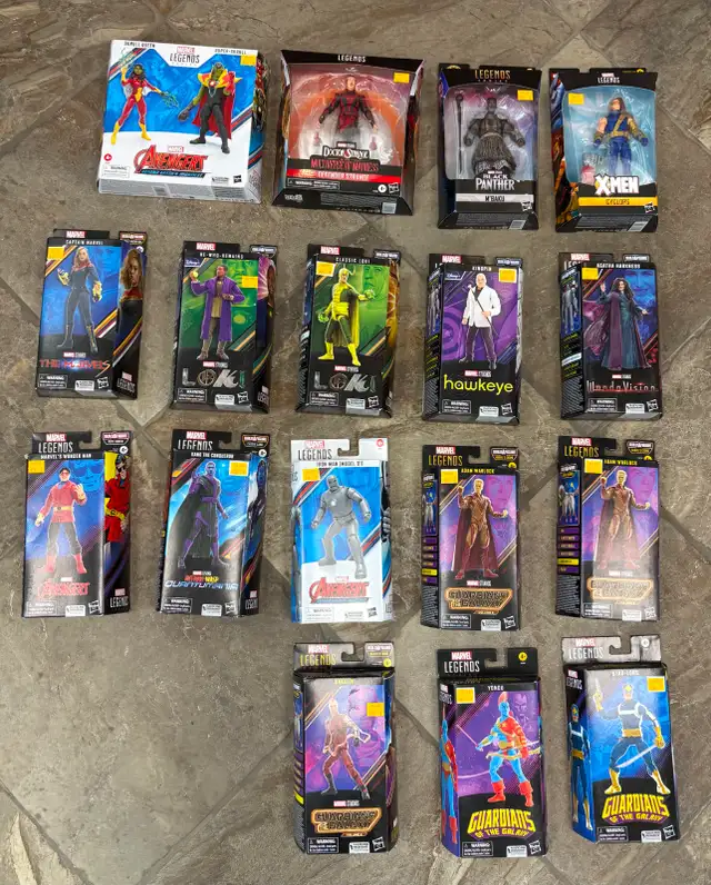 Variety of NEW Marvel Legends Articulated Figures