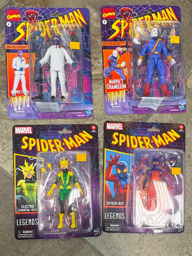 NEW Marvel Spider-Man Articulated Figures ( x4 Available )