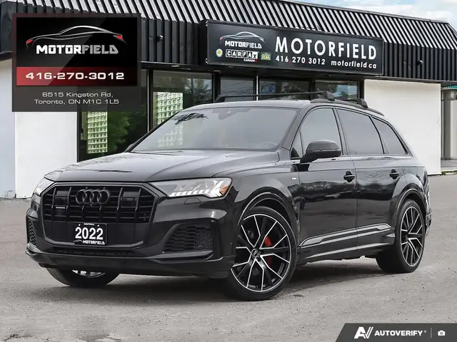 2022 Audi Q7 echnik 3.0 TFSI Quattro AWD S Line Luxury PKG Driv