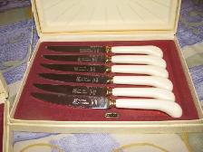 GLO - Hill vintage carving set plus steak knife set , - Photo 2