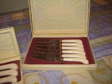 GLO - Hill vintage carving set plus steak knife set , - Photo 4
