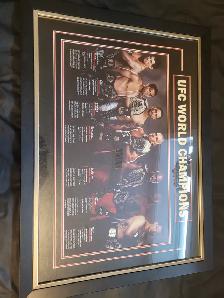 UFC Champion Framed Picture