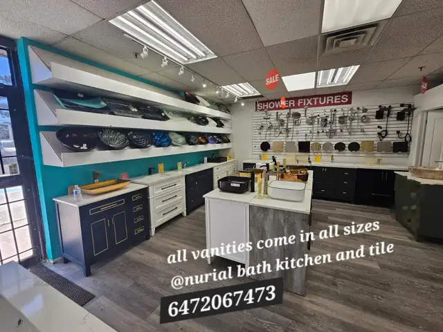 bathroom vanity kitchen cabinet quartz countertop - Photo 8