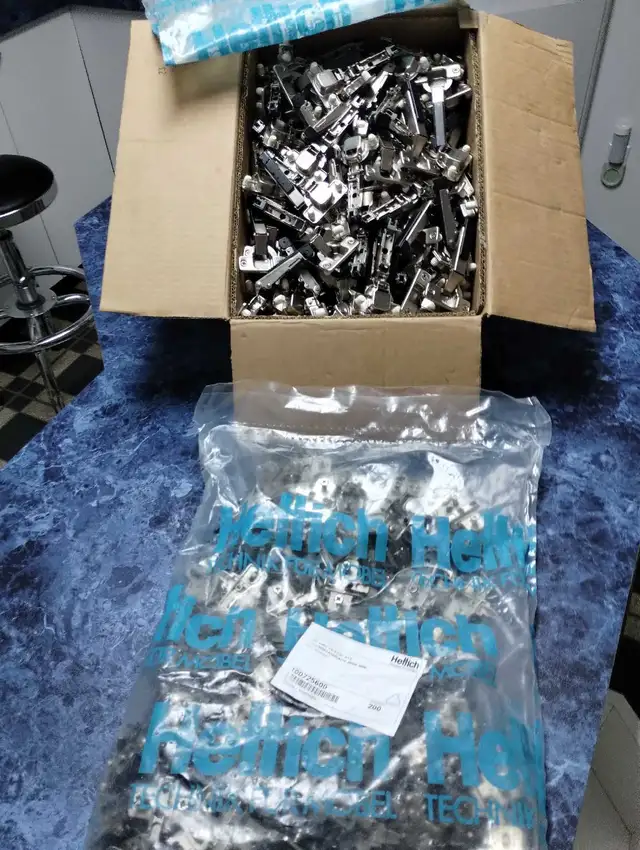 PENTURES CLIP'S HETTICH 110 DEGRÉ AVEC PLAQUE DE MONTAGE - Photo 4