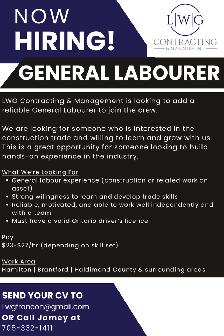 General Labourer Needed