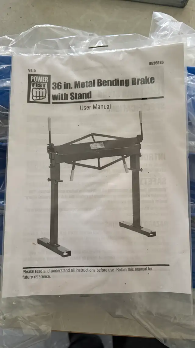36" Metal Bending Brake with Stand - Photo 4
