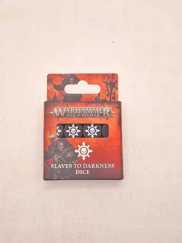 Warhammer AoS Slaves to Darkness NiB Dice set