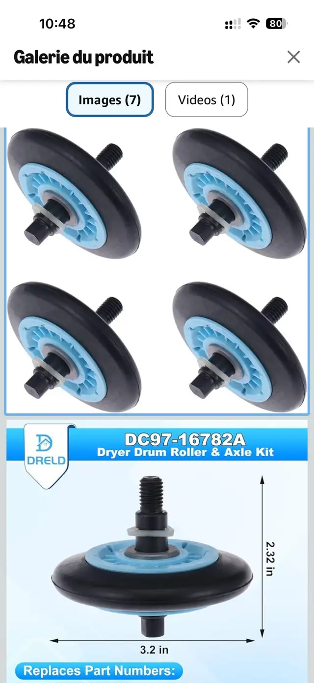 Pièces pour Laveuse sechseuse Samsung -LG - Photo 3