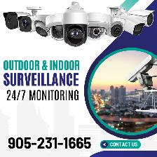 Security Cameras & Alarm System: 24/7 Monitoring with Remote Acc