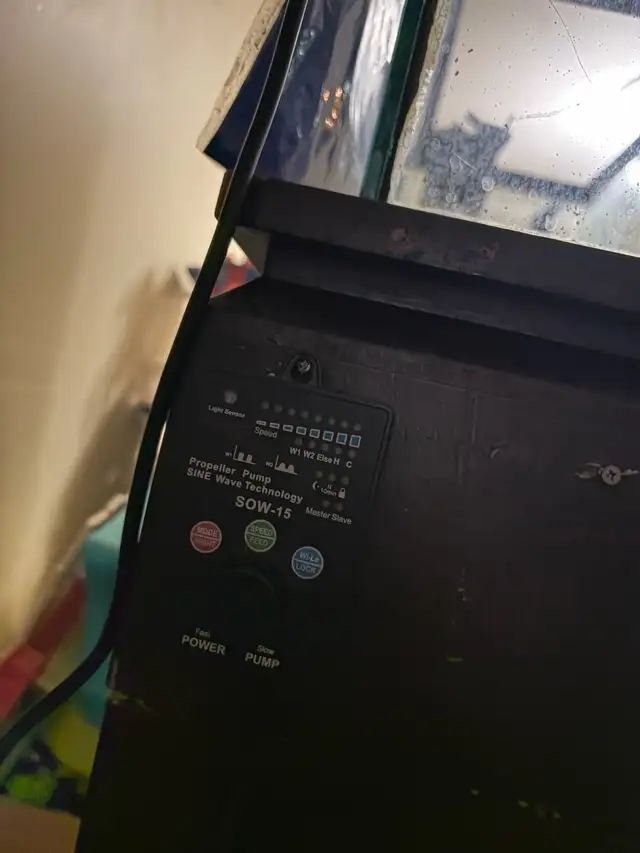 Large Aquarium with Cabinet Stand   Wave Maker - Photo 2