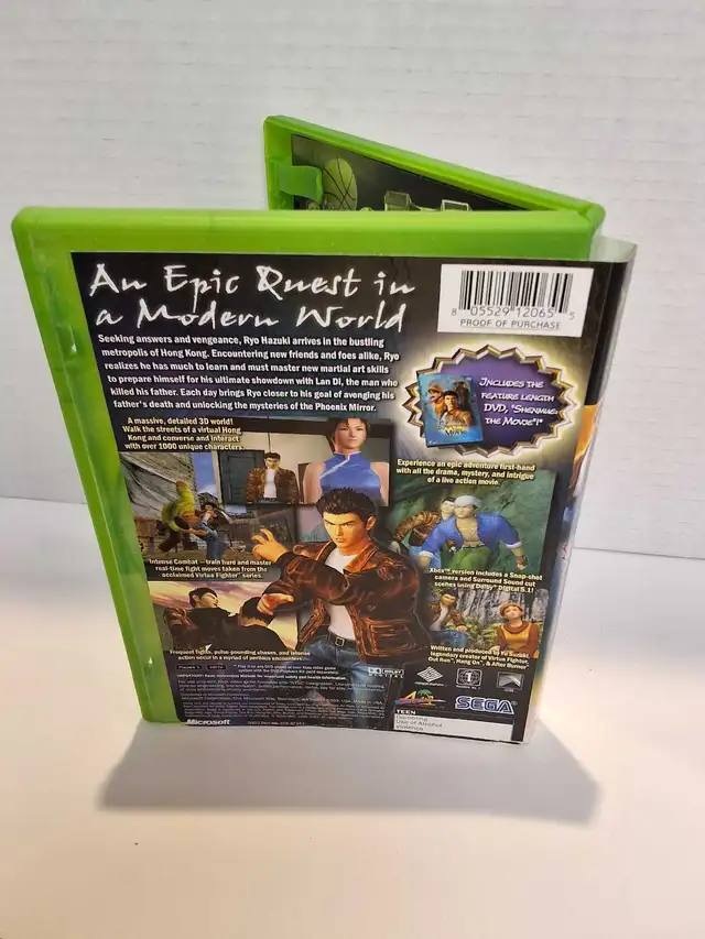 Xbox Shenmue II w/DVD movie - Photo 2