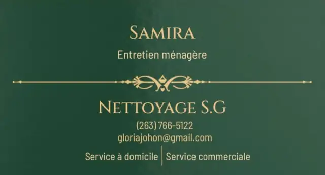 Nettoyage S.G entretien ménagère à domicile