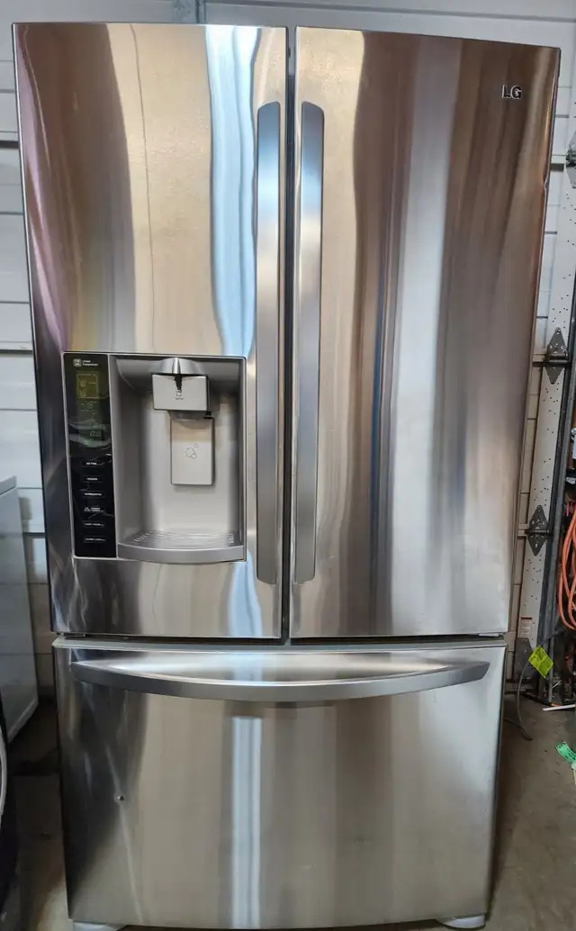LG French Door Fridge - Excellent condition - Stainless Steel - - Photo 6
