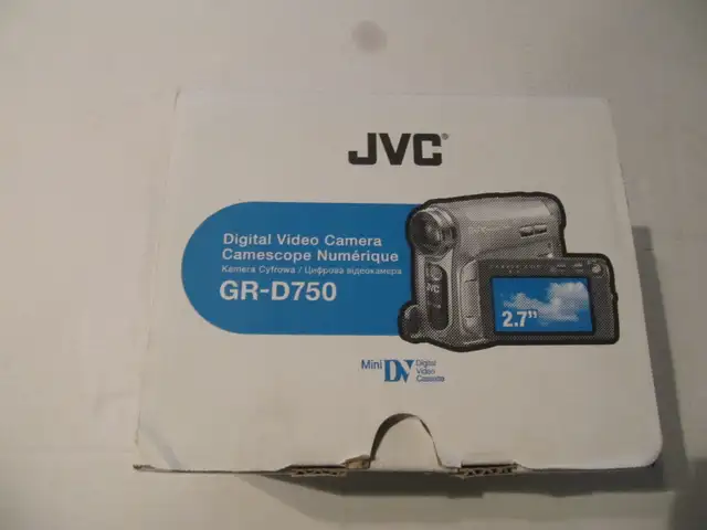 JVC Mini DV Video Camera Box Papers & Input Cable Model GR-D750 - Photo 2