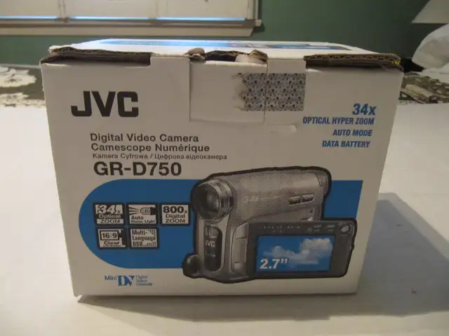 JVC Mini DV Video Camera Box Papers & Input Cable Model GR-D750 - Photo 6