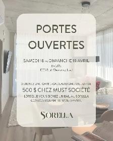 Sorella - Condo neuf et raffiné à louer 55  Laval