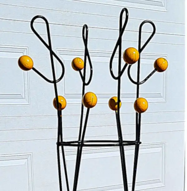 VINTAGE ATOMIC COAT RACK STAND by ROGER FERAUD, FRANCE MCM - Photo 2