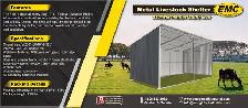 19FT x 12FT Livestock Shelter – Steel