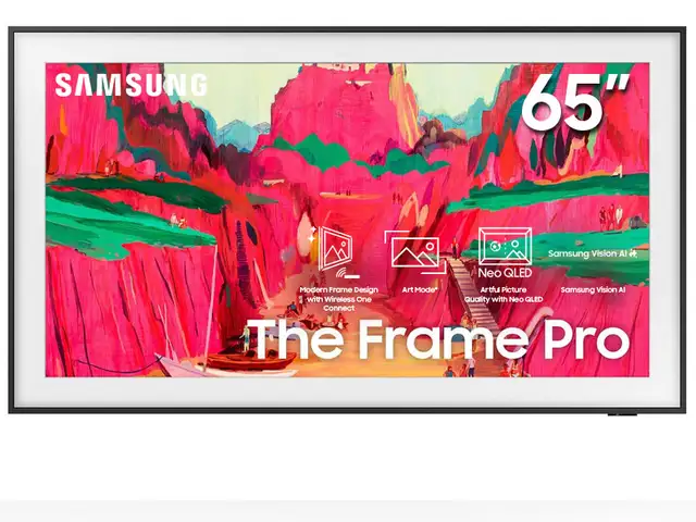 SAMSUNG 65' 4K SMART NEO QLED THE FRAME PRO TV (QN65LS03FW)