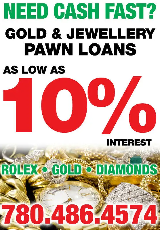 Use your gold,  jewelry as loan collateral