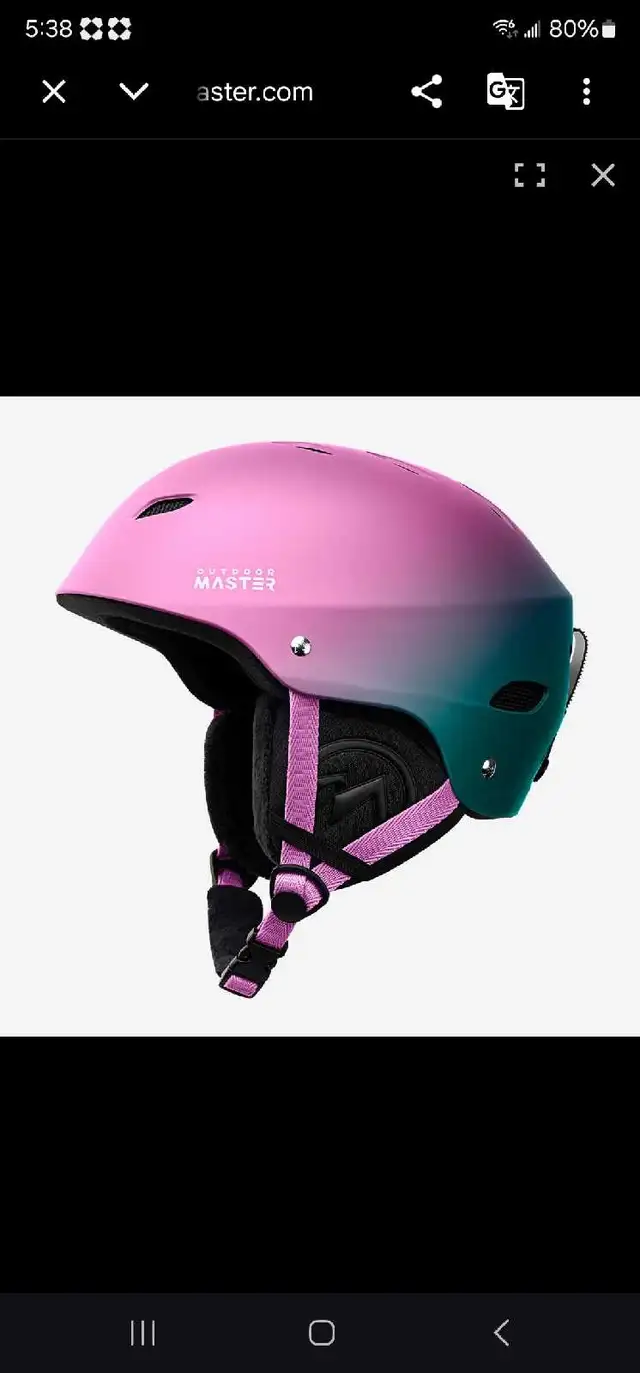 Outdoor Master Ski Helmet BRAND NEW !