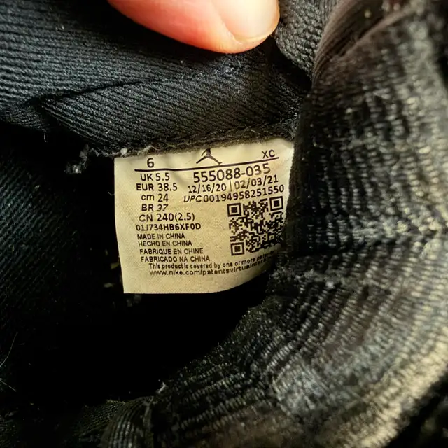 Nike Air Jordan 1 men 6 /women 7.5 - Photo 6