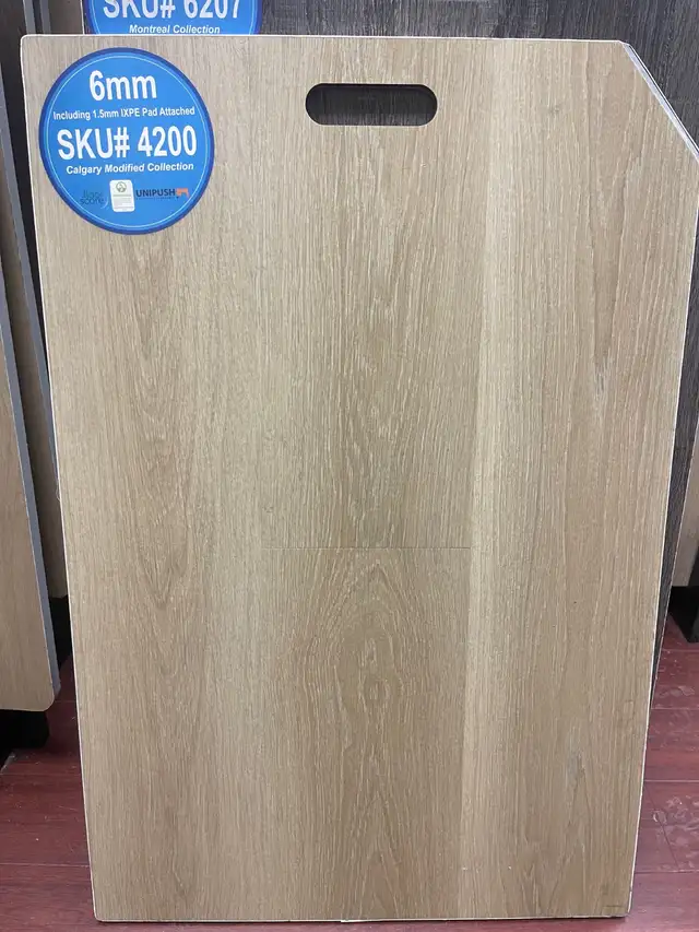 SPC Vinyl Flooring 6mm Waterproof Cream Ivory Oak $1.64/sqft - Photo 3