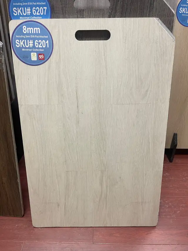 SPC Vinyl Flooring 6mm Waterproof Cream Ivory Oak $1.64/sqft - Photo 5