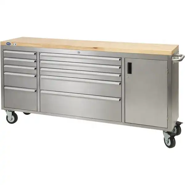 Heavy Duty 72" Workbench – Stainless Steel