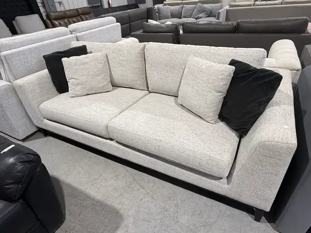 Oversized fabric sofa with 2 chairs - Photo 3