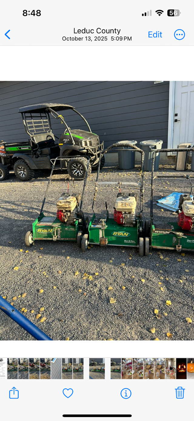 Ryan power rakes for sale