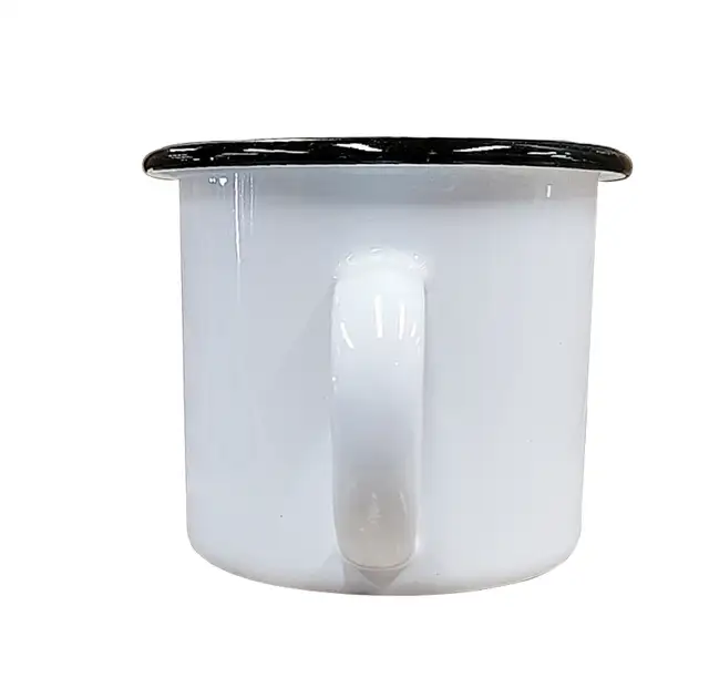 48pcs 12 oz Enamel Cup Black Sublimation Mug Heat Press 000993 - Photo 3