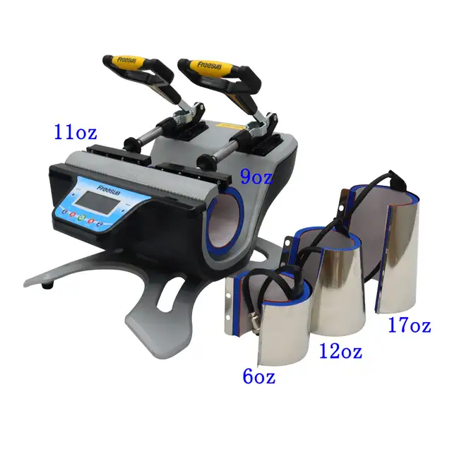 5in1 110V Double Station Heat Press Machine Mug Cup Print 003408 - Photo 2