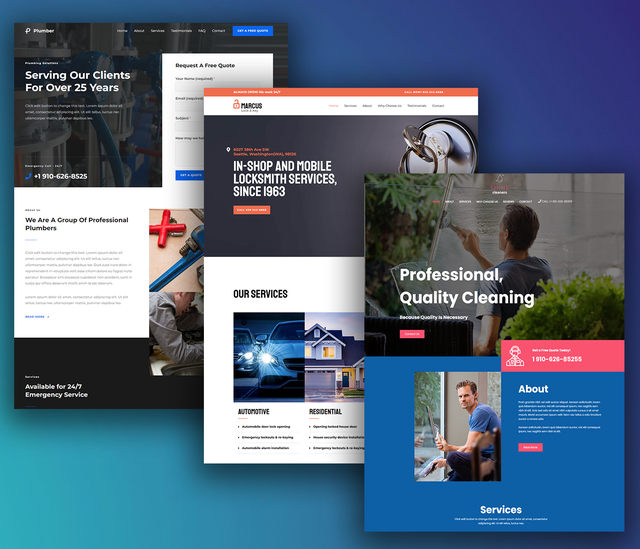 Free Website Logo for Plumbers, HVAC, Electricians & All Trades - Photo 2