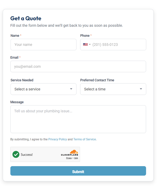 Free Website Logo for Plumbers, HVAC, Electricians & All Trades - Photo 4