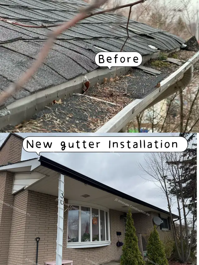 New Gutter Installation – Reliable and Professional Service
