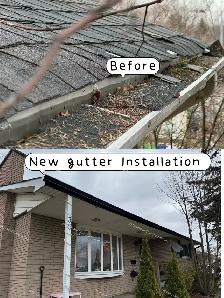 New Gutter Installation – Reliable and Professional Service