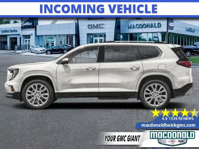 2026 GMC Acadia Denali Ultimate - Leather Seats - $565 B/W