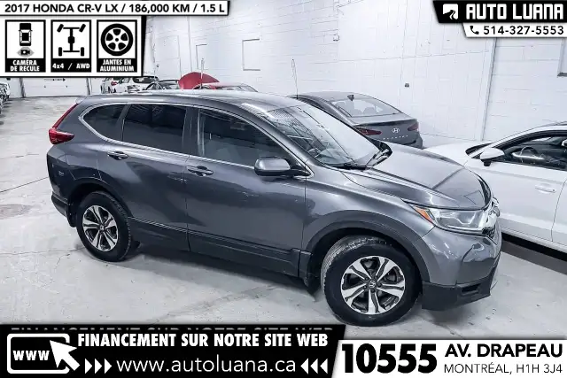 2017 HONDA CR-V LX AWD/PUSH START/CAM/MAGS/DEMARREUR/ADPT CRUISE - Photo 3