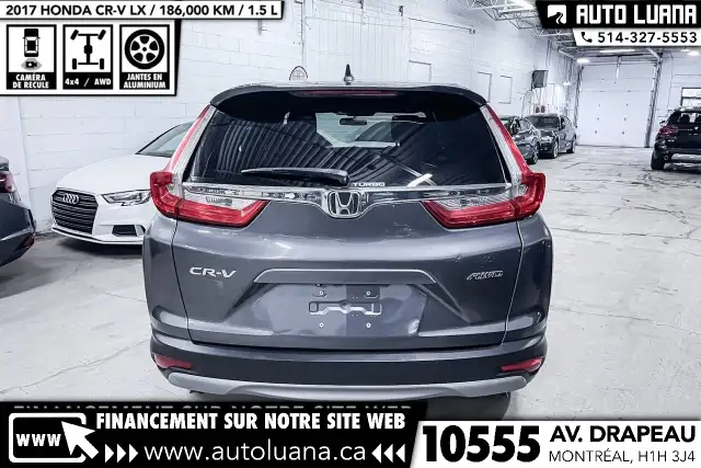 2017 HONDA CR-V LX AWD/PUSH START/CAM/MAGS/DEMARREUR/ADPT CRUISE - Photo 8