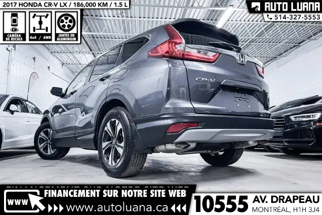 2017 HONDA CR-V LX AWD/PUSH START/CAM/MAGS/DEMARREUR/ADPT CRUISE - Photo 9