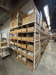 Used industrial shelving 24'deep  x 46' wide / 6' & 12' tall - Photo 9