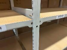 Used industrial shelving  6' & 12' tall / 24'deep  x 46' wide - Photo 2